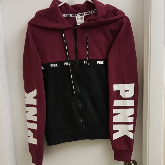 PINK Victoria's Secret Tops - 💕 Worn once vs pink super cute hoodie size M